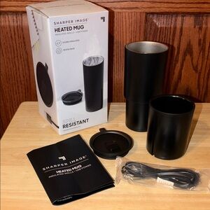 Sharper Image Insulated Heated Mug